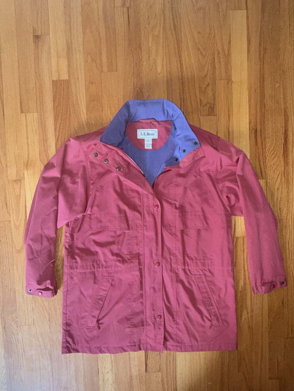 Vintage LL Bean Women’s XL Full Zip Rain 80’s 90’s Jacket Windbreaker
